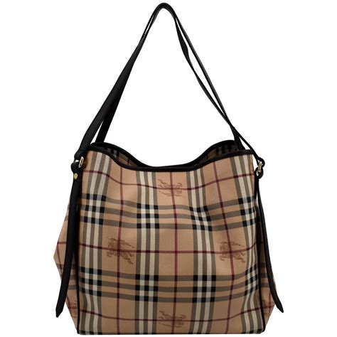 burberry canterbury haymarket check leather tote|Burberry haymarket check crossbody bag.